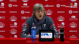 Rueda de prensa de Enrique Martín Monreal tras el CD Lugo vs Albacete Balompié 11 [upl. by Moth196]