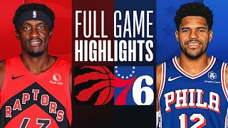 RAPTORS at 76ERS  FULL GAME HIGHLIGHTS  December 22 2023 [upl. by Fesoj]