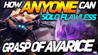 SOLO FLAWLESS Grasp OF Avarice  TITAN  How ANYONE Can SOLO  NO RAID WEAPONS  Destiny 2 [upl. by Lisbeth388]