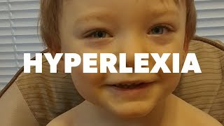 Hyperlexia  3 year old Logan spells BIG words [upl. by Margarita850]