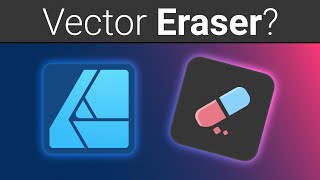 Affinity Designer 25 Vector Eraser Tool Workaround Tutorial [upl. by Lodhia482]