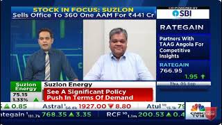 CNBC TV18 in a conversation with Mr Himanshu Mody CFO Suzlon Group [upl. by Eizus161]