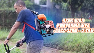 Review dan Test Mesin Rumput 2 TAK  TASCO 328 E [upl. by Maroney]