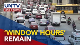 MMDA stands firm to scrap proposed ‘No Window Hour’ coding scheme [upl. by Laspisa383]