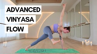 40Min Advanced Vinyasa Flow [upl. by Halstead]