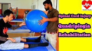 spinal cord injury rehabilitation for quadriplegic [upl. by Ready192]