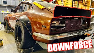 240Z Carbon Fiber Mirrors amp Aero Upgrades  2JZ Episode 34 [upl. by Cogn]