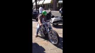 Harley European Bike week Faak 2013 Kickstart my Evolution Bobber [upl. by Gerc]