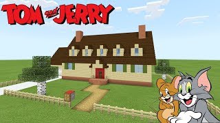 Minecraft Tutorial How To Make Tom And Jerrys House quotTom and Jerryquot [upl. by Mallen505]