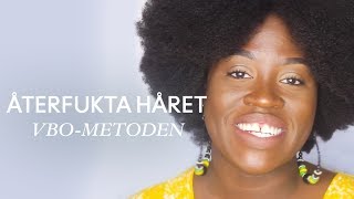 Hårtutorial  Återfukta afrohår [upl. by Ashwell]