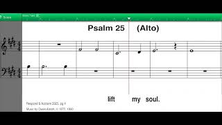 RampA Psalm First Sunday of Advent 2024 Psalm 25 Alto [upl. by Hajidak453]