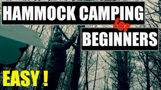 Hammock Camping for COMPLETE BEGINNERS  Tips for your first Hammock Camp [upl. by Yeung]