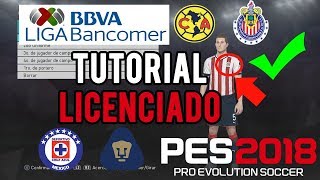 PES 2018 LIGA MX  EQUIPOS CLASICOS OPTION FILES PS4 [upl. by Endaira652]