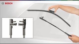 Side Lock Connection  How to Install Bosch XpressFIT PRO Wiper Blades [upl. by Echikson485]