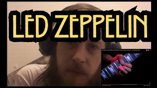 First time hearing reaction listening reacting  Led Zeppelin Over the Hills and far away 1973 NY [upl. by Nonek]