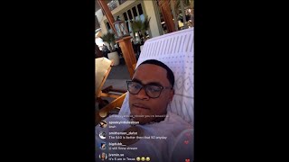 Michael Rainey Jr talks in his Jamaican accent while on vacation  10324 [upl. by Tdnarb]