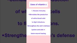 Uses of vitaminc  vitaminc benefits  health benefits of vitaminc  health tips [upl. by Nathanoj73]