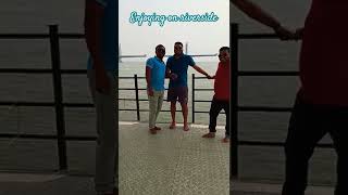 song Aaj blue Pani Pani mast in beach ⛱️youtube minivlog viral shortvideo love jamtara [upl. by Putscher322]