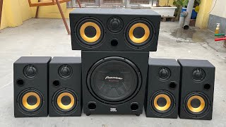 51 music systems with subwoofer  6” midrange speakers and tweeter [upl. by Ilera669]