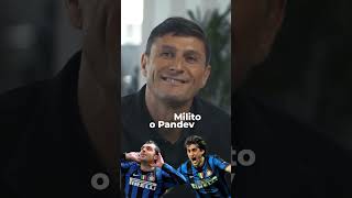 ZANETTI METTE DIEGO MILITO DAVANTI A TUTTI MA QUANDO ARRIVA BAGGIO [upl. by Eel747]