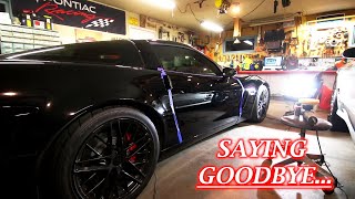 Chemical Guys Vs Meguiars Compounds  MAJOR Difference HazyScratched Black Corvette [upl. by Alil]