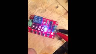 Livewell aerator timer using Timer board found on eBay Home made livewell timer [upl. by Ythomit]