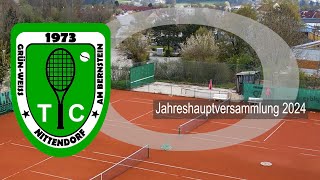 jahreshauptversammlung2024 TC GrünWeiss Nittendorf [upl. by Lednahc906]