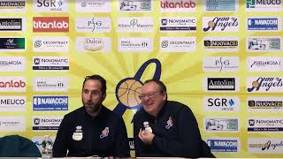 Dulca Santarcangelo a valanga su Osimo il commento di coach Serra [upl. by Gabler614]