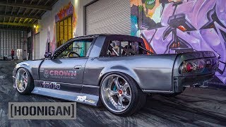 HOONIGAN DT 136 Nissan 240SX S13 Drift Truck [upl. by Anawek]