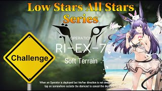 Arknights RIEX7 Challenge Mode Guide Low Stars All Stars [upl. by Ettie]