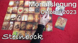 Steinbock  Monatslegung Oktober 2023  Transformation  Behalte Deinen Überblick [upl. by Keisling859]