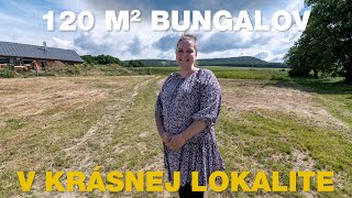 NA PREDAJ 120 M2 BUNGALOV V KRÁSNEJ LOKALITE RUSKOV [upl. by Auqinimod]