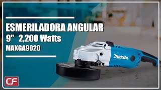 Esmeriladora Angular 9quot Makita GA9020 6600 Rpm 2200 Watts [upl. by Alaham268]