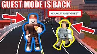 How to PLAY AS GUEST  Roblox Jailbreak Playing as Guest [upl. by Arianne39]