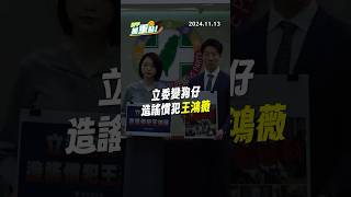 【DPP發言台】立委變狗仔 造謠慣犯王鴻薇 [upl. by Osmond]