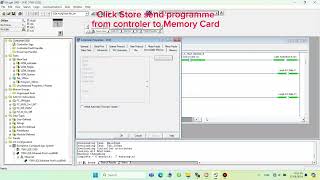 Download programme to AllenBradley 1769L32E CompactLogix and Memory card 1784CF64 [upl. by Xavier211]