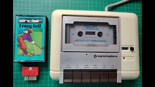 Loading a ZX Spectrum Game with Commodore Tape deck using an emulator on Win10 Laptop [upl. by Ntisuj]