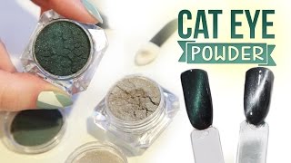 How to Apply Cat Eye Magnetic Powder [upl. by Louise]