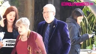 Leonard Maltin amp His Wife Alice Arrive To The AFI Awards Luncheon In Beverly Hills 1617 [upl. by Allison]