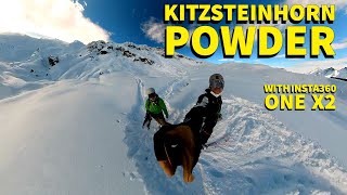 Kitzsteinhorn skiing powder with Insta360 One X2 [upl. by Walls]