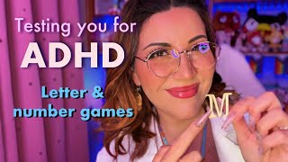 ASMR ••• Testing you for ADHD interactive [upl. by Oigufer557]