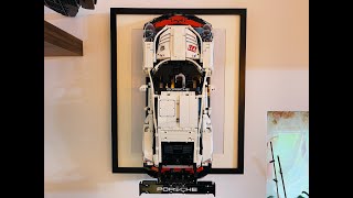 LEGO Technic Porsche 911 RSR 42096 display and wall mount  DIY [upl. by Ab]