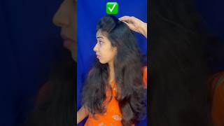 Easy front puff hairstyle ✅ hairstyle hairstylisttips hairtutorial hairhack hairtipsandtricks [upl. by Eloken]