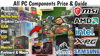 PC Components Prices amp PC Build Guide 2024  Graphics CardSSDRAM PSU Monitor Etc [upl. by Hwang]