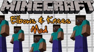 Minecraft Mods  MO BENDS MOD ELBOWS amp KNEES 147 [upl. by Birck354]