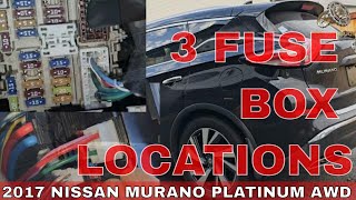 Fuse Box Location amp Diagram  Nissan Murano  20152018 [upl. by Molly]