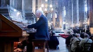 Jean Guillou  Organ Improvisation  Eglise Saint Eustache Messe de Pâques [upl. by Inram]