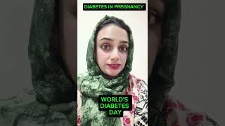 DIABETES IN PREGNANCY WORLDS DIABETES DAY  drmaria healthtips [upl. by Orman]