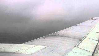 LANDING IN SEVERE TURBULENCE AND WIND BOEING 737 BRITISH AIRWAYS [upl. by Leemaj]