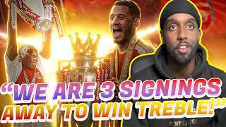 🚨Arsenal fan says quotWe are 3 players away from winning THE TREBLE‼️quot 🤣😭💥 [upl. by Delila369]